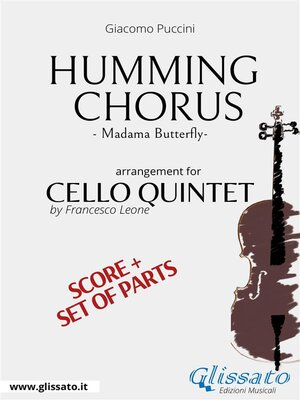 cover image of Humming Chorus-- Cello Quintet score & parts
